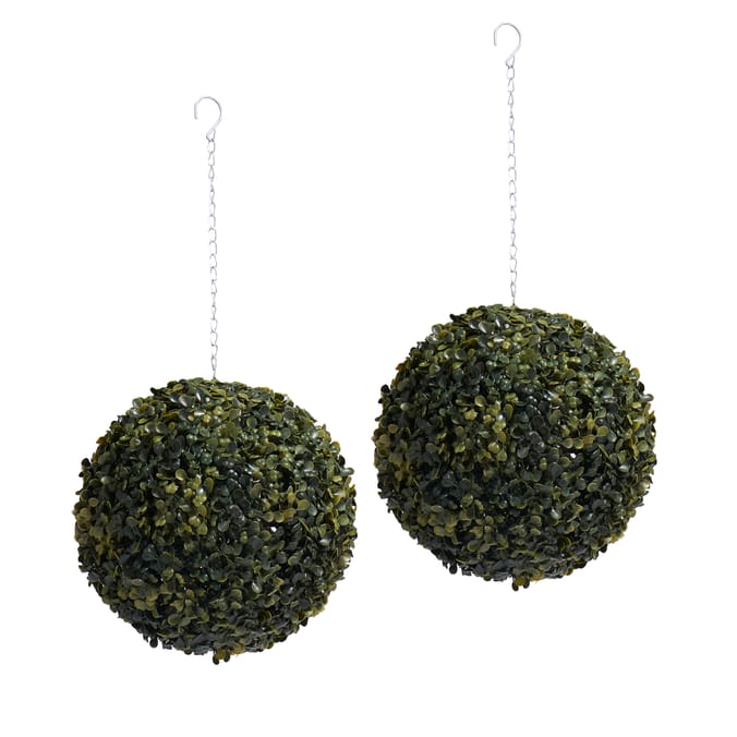 Jardin Medium Topiary Grass Ball 2 Pack