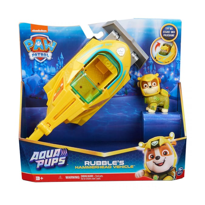 Paw Patrol Aqua Pups - Rubbles's Hammerhead Vehicle