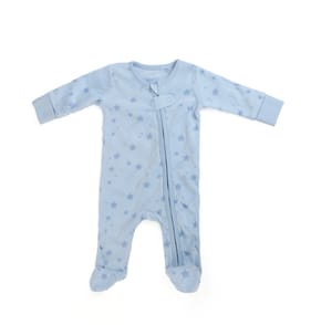 Pure Baby Baby Fleece Sleepsuit Blue - 9-12 Months