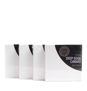 Colvin & Co Artists 20x20cm Deep Edge Canvas x4