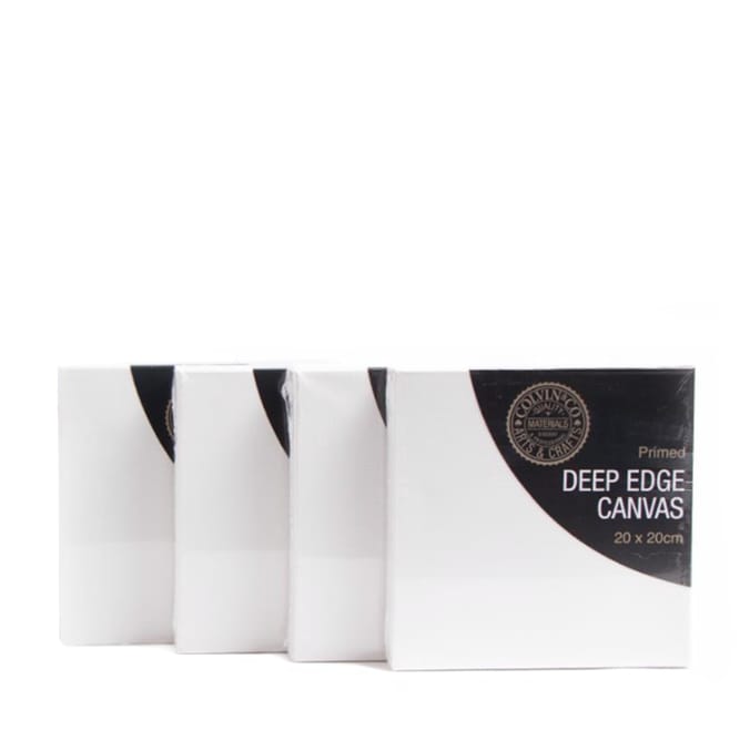 Colvin & Co Artists 20x20cm Deep Edge Canvas x4