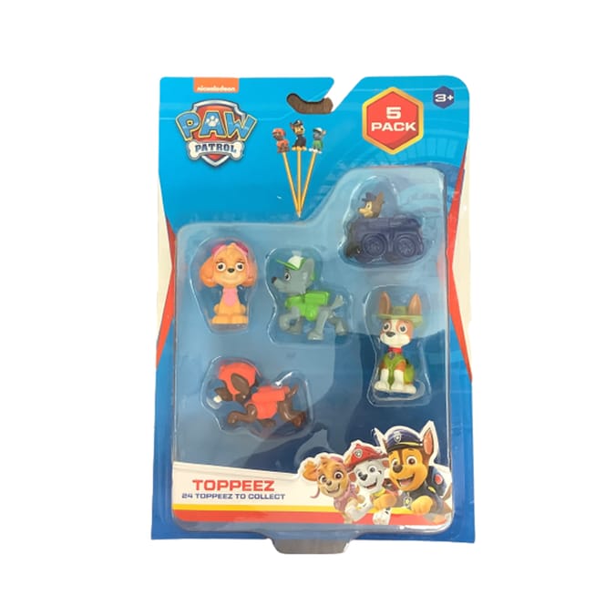 Paw Patrol Toppeez 5 Pack Home Bargains