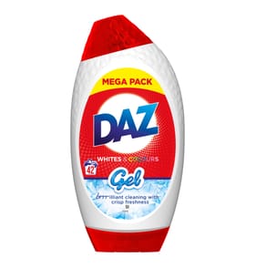 Daz Whites And Colours Liquid Laundry Detergent Gel 42 Washes 1470ml