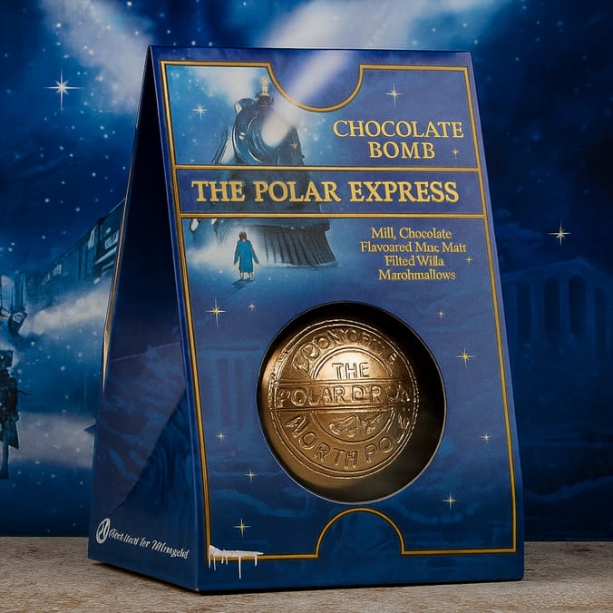 The Polar Express Milk Chocolate Mug Melt with Marshmallows 35g