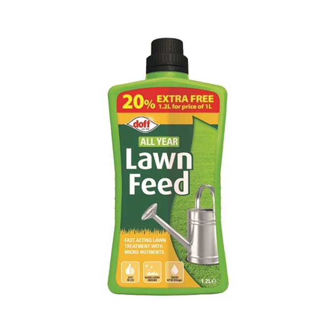 Doff All Year Lawn Feed 1.2l - Bumper Value