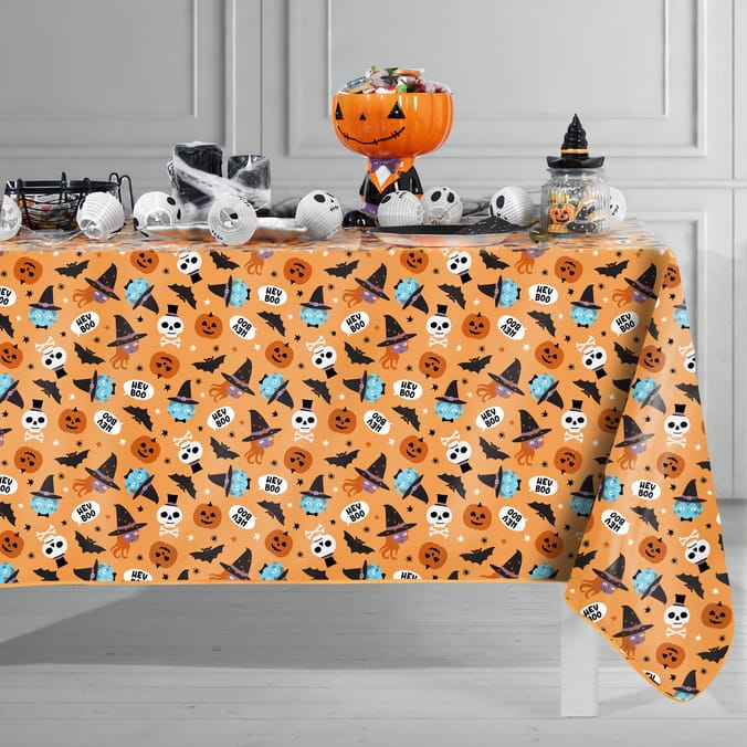 Hallow Scream Wipe Clean Table Cover - Witch