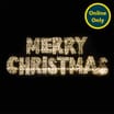 Prestige Mains Operated LED Merry Christmas Sign 1.6m