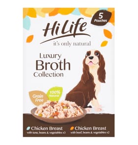 HiLife it's only natural Luxury Broth Collection 5 x 100g