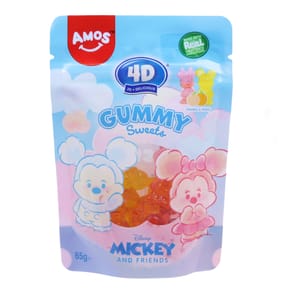 Amos 4D Gummy Sweets 65g - Disney Mickey and Friends