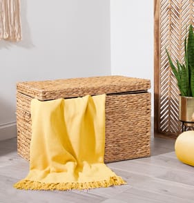  Home Collections Cotton Throw - Orche