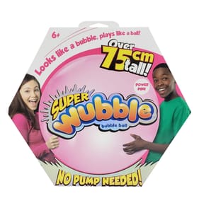 Super Wubble Bubble Ball with Pump - Power Pink