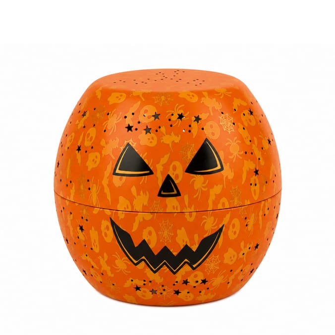 Light-Up Pumpkin Biscuit Tin 250g