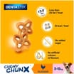 Pedigree Dentastix Chewy Chunx Mini Dog Treat Chicken Flavour 68g x5