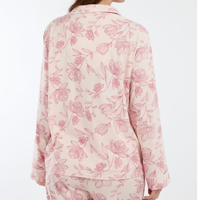 Originals Ladies Pink Floral Pyjamas
