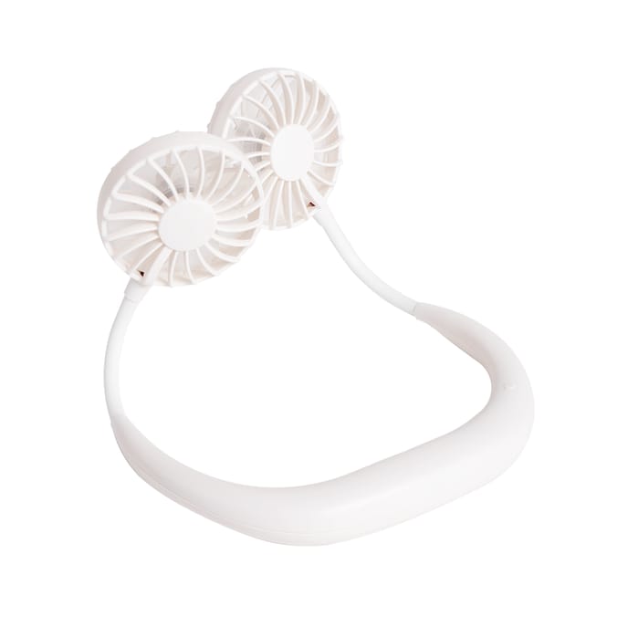 Pifco Hands-Free Wearable Neck Fan - White