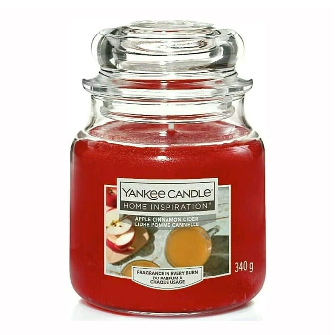 Yankee Candle Home Inspiration Medium Jar 340g - Apple Cinnamon Cider