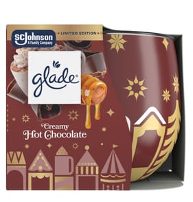 Glade Festive Scented Candle 108g - Creamy Hot Chocolate  