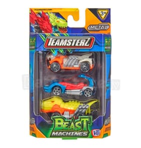 Teamsterz Beast Machines Metal Die Cast Car 3 Pack - Assorted