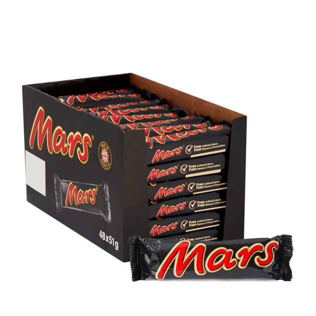 Mars 51g Bar x48 Home Bargains