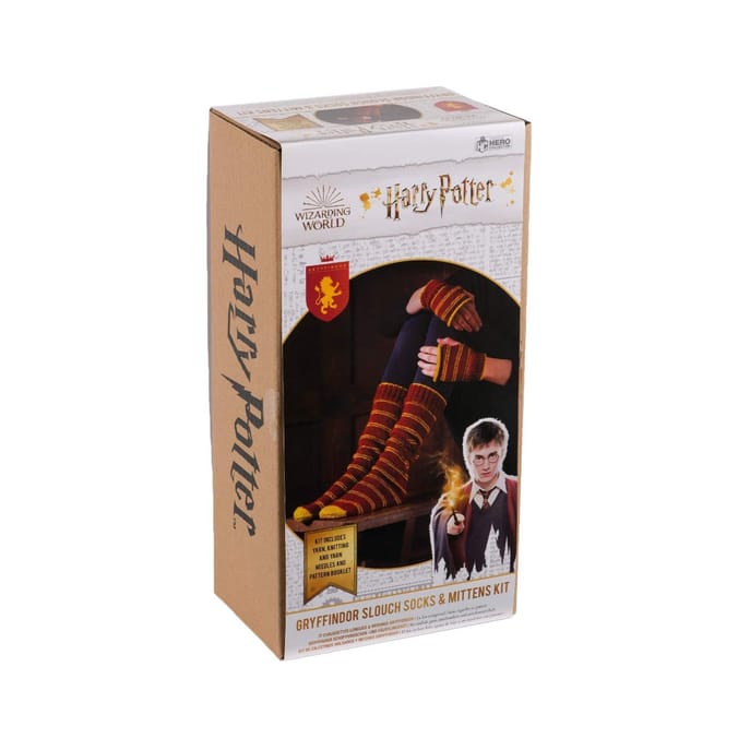 Harry Potter Gryffindor Slouch Socks & Mittens Kit