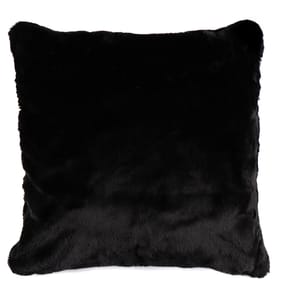 Home Collections Black Fur Cushion 45 x 45cm 