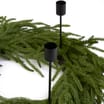 Festive Feeling Tapered Candle Holder Wreath