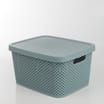 Diamond Storage Basket with Lid 7l