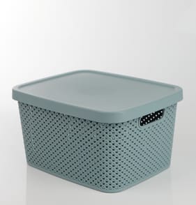 Diamond 7L Storage with Lid - Mint Macaroon