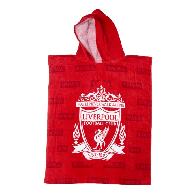 Liverpool FC Boots Towel Poncho - 10-14 Years