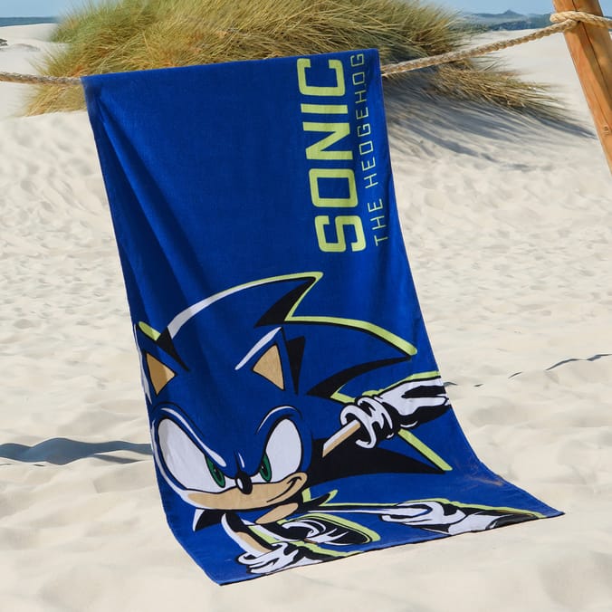 Sonic The Hedgehog Beach Towel