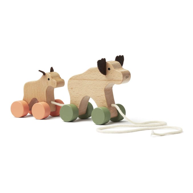 Kid's Concept Edvin Pull Along Moose Family
