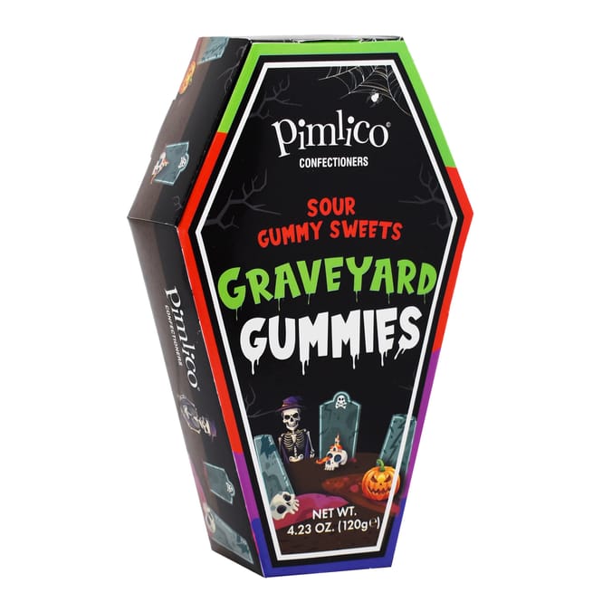 Pimlico Candy Coffin Sour Gummy Sweets 120g - Assorted