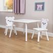 Liberty House Toys Kids Bear Table and Two Chairs Set