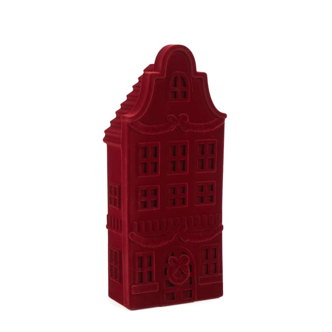 Festive Feeling Alpine Woods Christmas Flocked Light-Up House