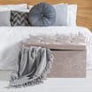 Home Collections Crushed Velvet Ottoman