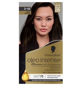 Schwarzkopf Oleo Intense Permanent Oil Colouration Hair Dye - 3-10 Deep Brown
