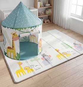 Liberty House Toys Kids Jungle Play Tent and Play Mat Set