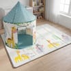 Liberty House Toys Kids Jungle Play Tent and Play Mat Set