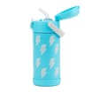 Printed Stainless Steel Blue Water Bottle 350ml - Lighting Bolts