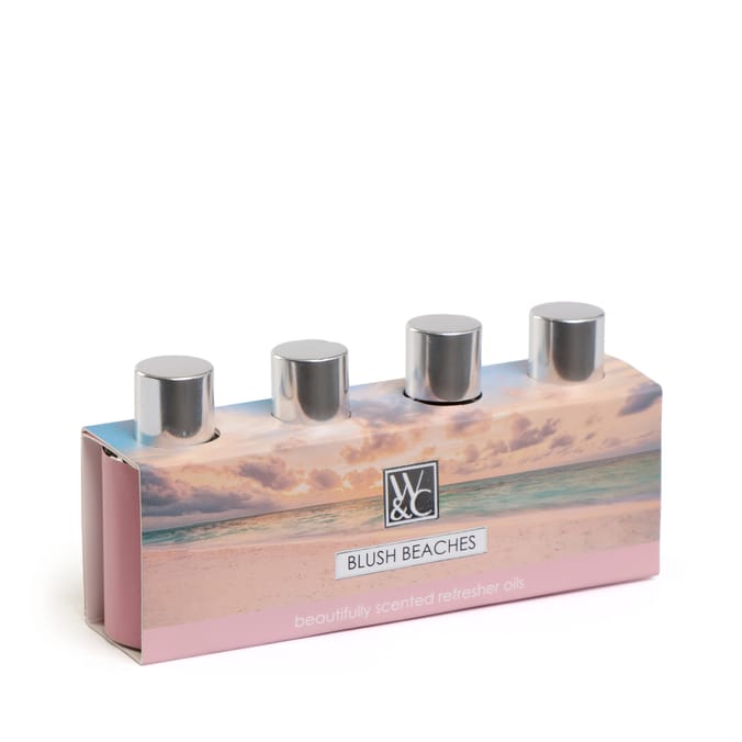 Wickford & Co Scented Refresher Oils 4 Pack - Blush Beaches