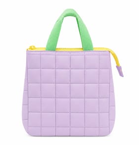 Quilted Lunch Bag - Purple