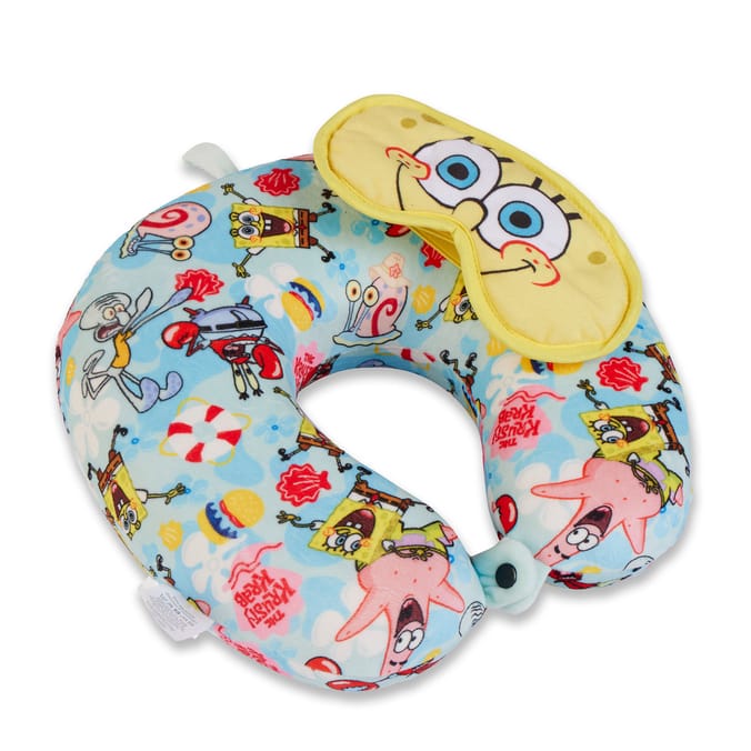SpongeBob Squarepants Travel Pillow Set