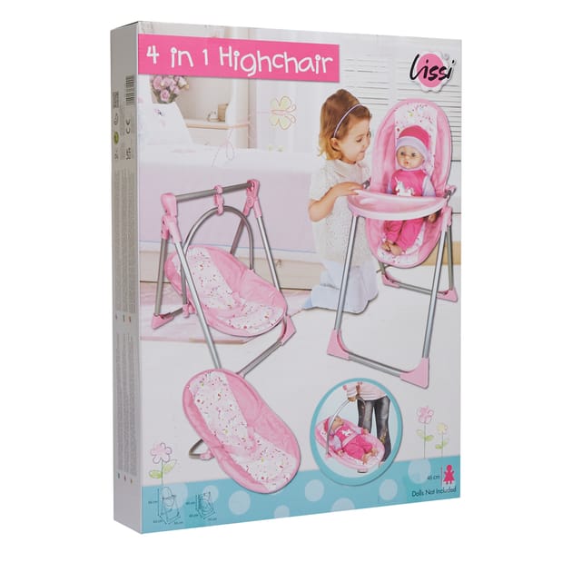 Lissi Doll 4 in 1 Highchair Home Bargains