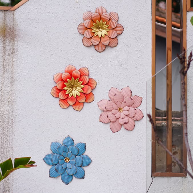 Jardin Decorative Metal Flower Home Bargains