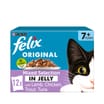 Felix Original 7+ Mixed Selection in Jelly Wet Cat Food 12 x 100g