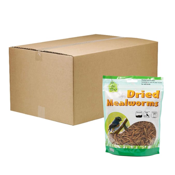 Pet Shop All Seasons Dried Mealworms 100g x20