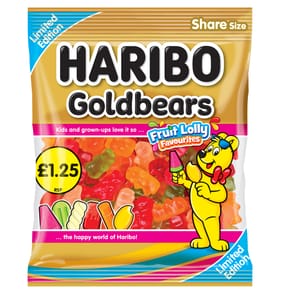 Haribo Limited Edition Goldbears Fruit Lolly Favourites 140g