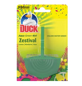 Duck Aqua Green Rim Block Toilet Cleaner 36g - Zestival