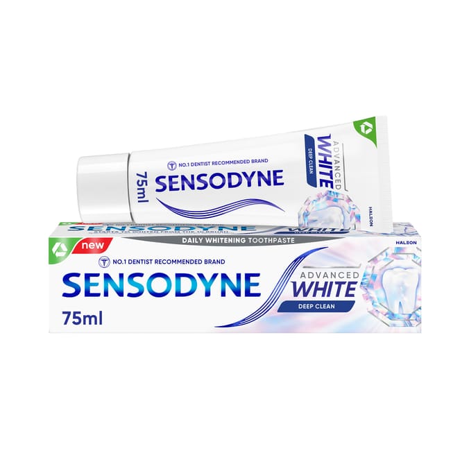 Sensodyne Advanced White Deep Clean Toothpaste 75ml