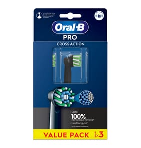 Oral-B Pro Cross Action Toothbrush Heads Refill 3 Pack